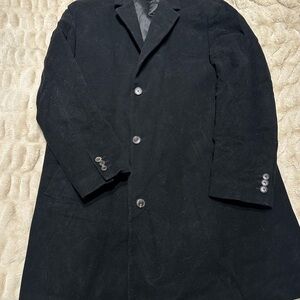 Hugo Boss Elegant Black Trench Coat